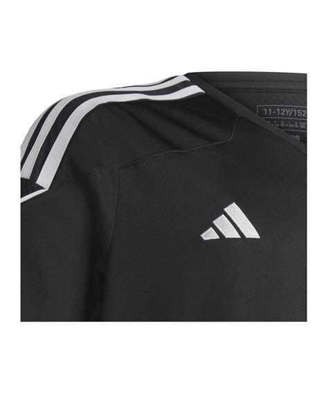 adidas Tiro 23 Trikot Kids Schwarz Weiss 